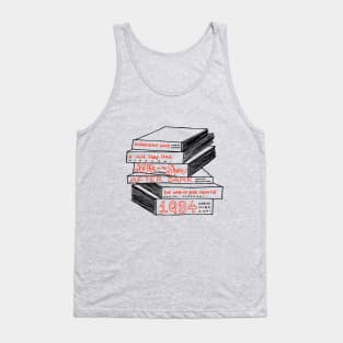 Haruki Murakami Book Stack Tank Top